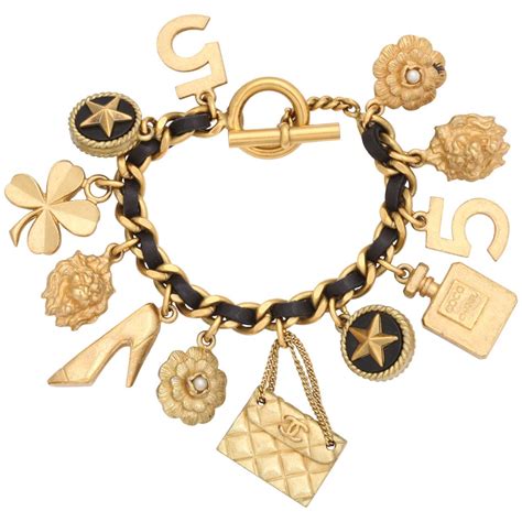 chanel vintage charm|authentic Chanel charm bracelets.